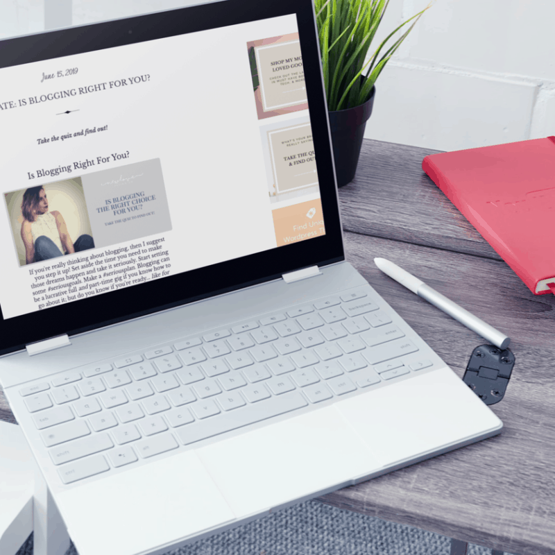 New Love Design Co Blog Chromebook Mockup