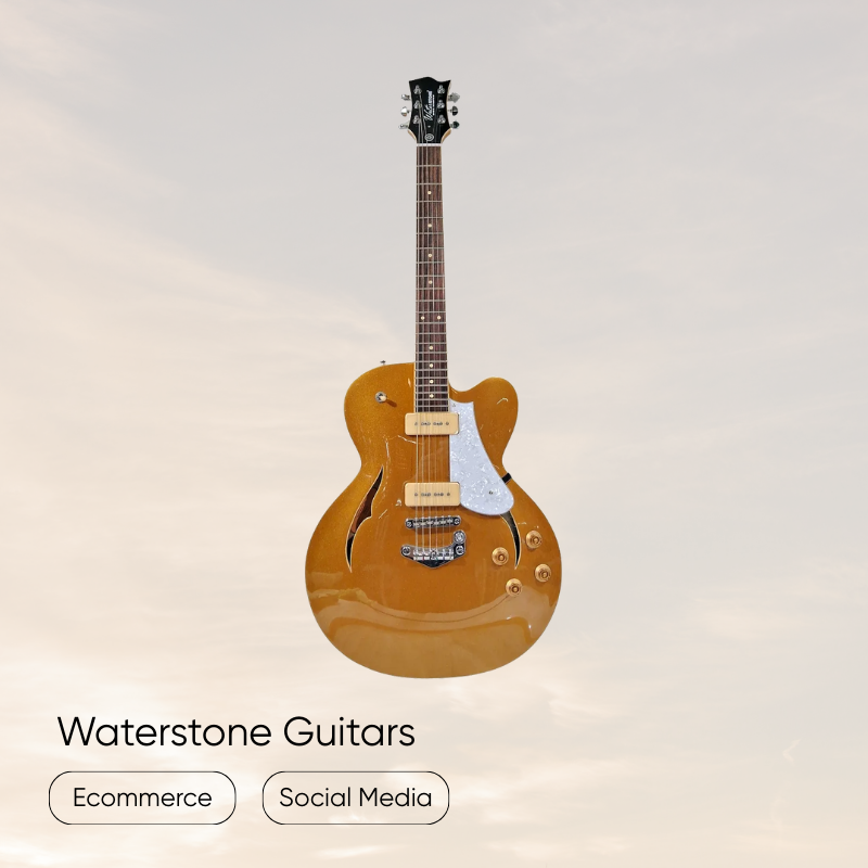 Waterstone Guitars New Love Marketing and Design